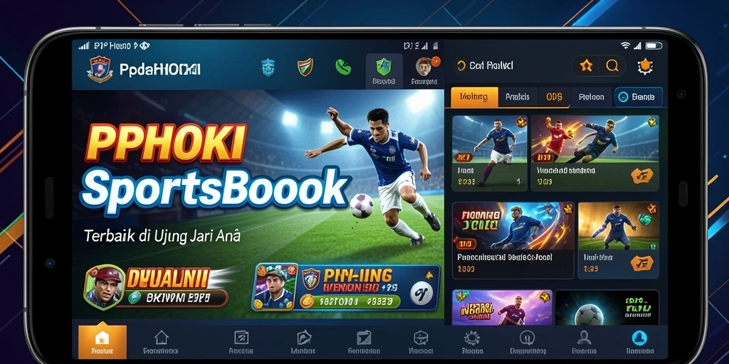 Tampilan menarik dari antarmuka PPHOKI yang memudahkan taruhan olahraga.