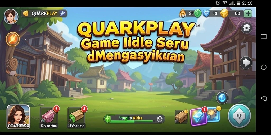 Tampilan menarik gameplay QUARKPLAY yang mengasyikkan.