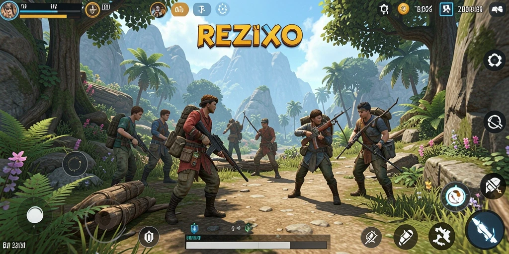 Tampilan gameplay menarik dari REZIXO di dunia Open World.